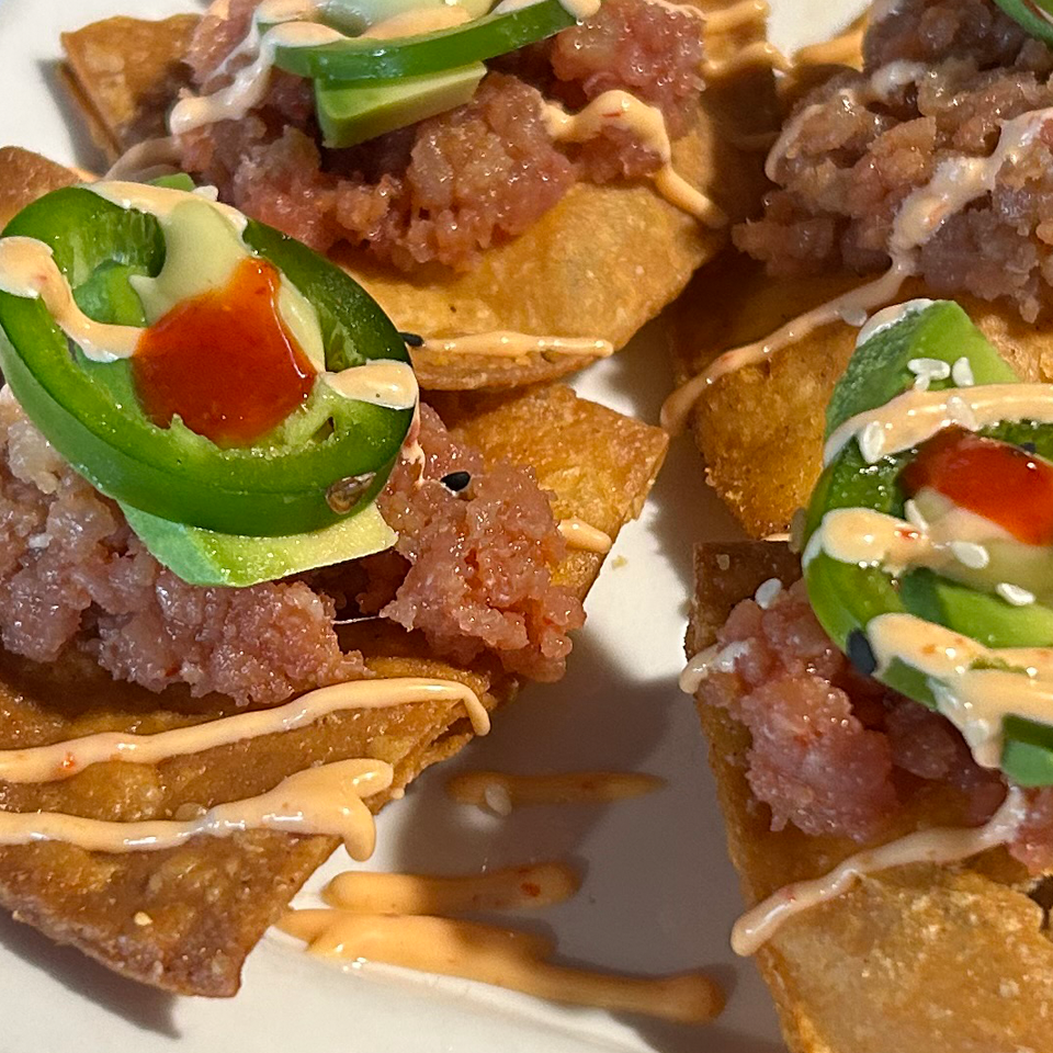 Ahi Nachos